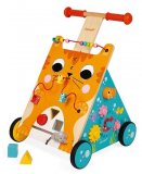 CHARIOT MULTI-ACTIVITES EN BOIS CHAT - JANOD - J08005 - TROTTEUR BEBE