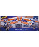 COFFRET 2 PISTOLETS NERF N-STRIKE ELITE SPLITSTRIKE + 8 FLECHETTES - HASBRO - C3135 - JEU PLEIN AIR