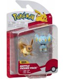 COFFRET 2 POKEMON BATTLE FIGURE EVOLI + LIXY - POKEMON - FIGURINE ACTION - BANDAI