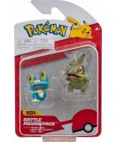 COFFRET 2 POKEMON BATTLE FIGURE GRENOUSSE + COUPENOTTE - POKEMON - FIGURINE ACTION - BANDAI