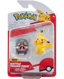 COFFRET 2 POKEMON BATTLE FIGURE PIKACHU + GOURMELET - POKEMON - FIGURINE ACTION - BANDAI
