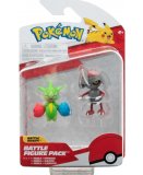 COFFRET 2 POKEMON BATTLE FIGURE ROSELIA + SCALPION - POKEMON - FIGURINE ACTION - BANDAI