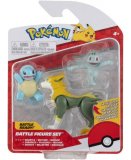 COFFRET 3 POKEMON BATTLE FIGURE CARAPUCE FULGUDOG MACHOC - POKEMON - FIGURINE ACTION - BANDAI - 37700