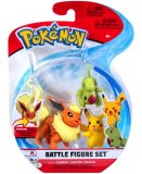 COFFRET 3 POKEMON BATTLE FIGURE PYROLI - EMBRYLEX - PIKACHU - POKEMON - FIGURINE ACTION - TOMY - 37410