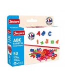 COFFRET 50 LETTRES MAJUSCULES, CHIFFRES ET SIGNES MAGNETIQUES - JEUJURA - 8976 - ACCESSOIRES TABLEAU