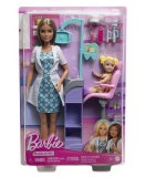 COFFRET BARBIE DENTISTE, LE CABINET DENTAIRE - METIER, CARRIERE - MATTEL - HKT70 - POUPEES & ACCESSOIRES