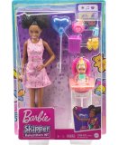 COFFRET BARBIE SKIPPER NOIR BABYSITTER ANNIVERSAIRE - MATTEL - GRP41 - POUPEES ET ACCESSOIRES