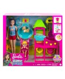 COFFRET BARBIE SKIPPER PARC AQUATIQUE + POUPEES - METIER, PREMIERS JOBS - MATTEL - HKD80