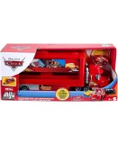 COFFRET CARS : CAMION TRANSPORTEUR MACK 28 CM + VOITURE FLASH MCQUEEN - VEHICULE - MATTEL - GNW34
