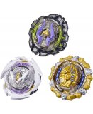 COFFRET DE 3 TOUPIES BEYBLADE BURST QUADRIVE QUANTUM PULSE - STONE NEMESIS N7 - DESTRUCTION BELFYRE B7 ET GILDED BALDEROV B7