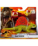 COFFRET DINOSAURE EXTREME DAMAGE DIMETRODON - DINO ARTICULE VERT 19 CM - JURASSIC WORLD - MATTEL