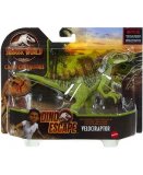 COFFRET DINOSAURE SAUVAGE VELOCIRAPTOR - JURASSIC WORLD - MATTEL