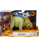 COFFRET DINOSAURE SINOCERATOPS - ARTICULE ET SONORE - DINO ATTAQUE - JURASSIC WORLD - MATTEL HDX43