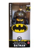 COFFRET FIGURINE BATMAN COSTUME SOMBRE 15 CM - COLLECTION DC MISSIONS 80 ANS - MATTEL GCK98