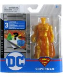 COFFRET FIGURINE SUPERMAN GOLD 10 CM AVEC 3 ACCESSOIRES MYSTERE - DC - SPIN MASTER