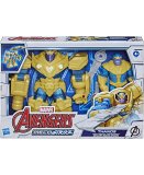 COFFRET FIGURINE THANOS 22.5 CM AVEC ARMURE D'INFINITE - AVENGERS MECH STRIKE SUPER-HEROS - F0264