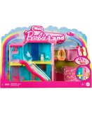 COFFRET MINI BARBIELAND : LA MAISON DE POUPEE + 1 FIGURINE ET 2 ACCESSOIRES - BARBIE - MATTEL HYF46