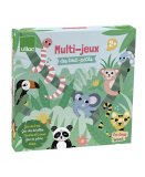 COFFRET MULTI-JEUX DES TOUT PETITS ICELAND - PLATEAU, PIONS, ACCESSOIRES EN BOIS - VILAC - 8566