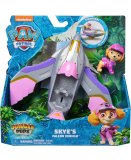 COFFRET PAT PATROUILLE JUNGLE PUPS : AVION + SELLA - VEHICULE TRANSFORMABLE - FIGURINE CHIEN - PAW PATROL - SPIN MASTER