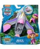 COFFRET PAT PATROUILLE JUNGLE PUPS : AVION + SELLA - VEHICULE TRANSFORMABLE - FIGURINE CHIEN - PAW PATROL - SPIN MASTER