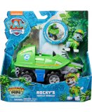 COFFRET PAT PATROUILLE JUNGLE PUPS : TOUT TERRAIN + ROCKY - VEHICULE TRANSFORMABLE - FIGURINE CHIEN - PAW PATROL - SPIN MASTER