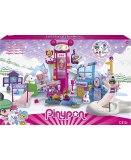 COFFRET PINYPON LA STATION DE SKI SPORT D'HIVER - FIGURINE ET ACCESSOIRES - FAMOSA - 32003 - MINI-POUPEE