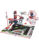 COFFRET PISTE CIRCUIT AEROPORT ELECTRONIQUE + 6 VEHICULES - DICKIE TOYS - BIG PLAYSET