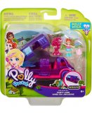 COFFRET POLLY POCKET PARTY LINO VIREE EN LIMOUSINE AVEC 1 FIGURINE + ACCESSOIRES - VOITURE - MATTEL - GGC41 - POUPEE