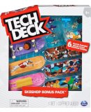 COFFRET TECH DECK : SKATESHOP BONUS PACK HOPPS - 6 MINI SKATES + ACESSOIRES - MINI SKATE A DOIGT 96 MM - FINGER - SPIN MASTER