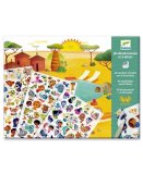 DECALCOMANIES SAVANE DESERT ET POLE NORD - DJECO - DJ09560