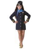 DEGUISEMENT HOTESSE DE L'AIR 12 ANS FILLE - UNIFORME METIER