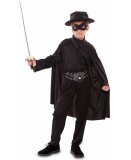 DEGUISEMENT JUSTICIER MASQUE ZORRO 5/6 ANS GARCON - HEROS