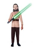 DEGUISEMENT QUI-GON JINN STAR WARS 5/7 ANS - COSTUME - PANOPLIE GARCON - RUBIES - 17037