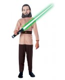 DEGUISEMENT STAR WARS : QUI-GON JINN 4/6 ANS - COSTUME GARCON - PANOPLIE ENFANT - RUBIES - 17037