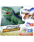 DINOSAURE T-REX VERT MECHANT - DINO MEGASAUR MEGAHUNTER INTERACTIVE AVEC SONS - 28 CM DE HAUT - DRAGON-I TOYS