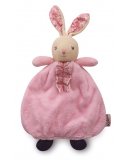 DOUDOU MARIONNETTE LAPIN FILLETTE PETITE ROSE 25 CM - KALOO - 969867