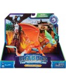 DRAGONS ET LES NEUF ROYAUMES : PANACHE ET ALEX - DRAGON ORANGE VERT ET SON DRESSEUR - DRAGONS DREAM WORKS - SPIN MASTER - 20138336