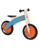 DRAISIENNE BOIS BIKLOON BLEU / ORANGE - JANOD - J03265 - VELO