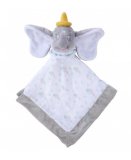 DUMBO L'ELEPHANT DOUDOU PLAT LANGE BLANC ET GRIS 40 X 40 CM - PELUCHE DISNEY - NICOTOY
