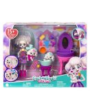 ENCHANTIMALS LE SALON DE TOILETTAGE - POUPEE CANICHE, CHIOTS, ACCESSOIRES - MATTEL - HHC20