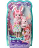 ENCHANTIMALS POUPEE BREE BUNNY ET TWIST LE LAPIN - FIGURINE 15 CM - ANIMAL - MATTEL FXM73