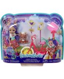 ENCHANTIMALS POUPEE DANESSA DEER AVEC VELO ET SPRINT - FIGURINE 15 CM - ANIMAL BICHE - MATTEL GJX30