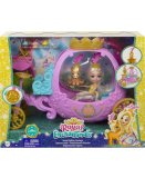 ENCHANTIMALS POUPEE PEOLA PONEY ET LE CARROSSE ROYAL - FIGURINE 15 CM - ANIMAL PONEY - MATTEL GYJ16
