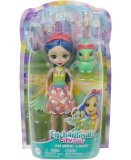 ENCHANTIMALS POUPEE PRITA ET PERROQUET FLUTTER - FIGURINE 15 CM - ANIMAL - MATTEL HHB89