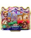 ENCHANTIMALS ROYAL POUPEE FABRINA FOX ET RENARD FRISK SECRET DE BEAUTE - FIGURINE 15 CM - ANIMAL DE LA JUNGLE - MATTEL GYJ05