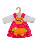 ENSEMBLE ROBE HIBOU 28/35 CM - HELESS - HABIT POUPON (17)