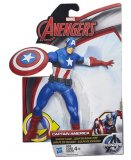 FIGURINE CAPTAIN AMERICA 16 CM - AVENGERS ATTAQUE DU BOUCLIER - HASBRO - B2589