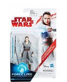 FIGURINE STAR WARS FORCE LINK 2.0 : REY 9.5 CM - ENTRAINEMENT JEDI - HASBRO - C1504