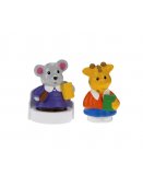 FISHER PRICE - GIRAFE ET SOURIS - FIGURINE LITTLE PEOPLE - JOUET PREMIER AGE - R9826