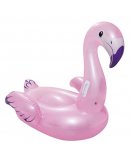 FLAMANT ROSE GONFLABLE XL ENFANT - BESTWAY - 41122 - BOUEE MATELAS PISCINE